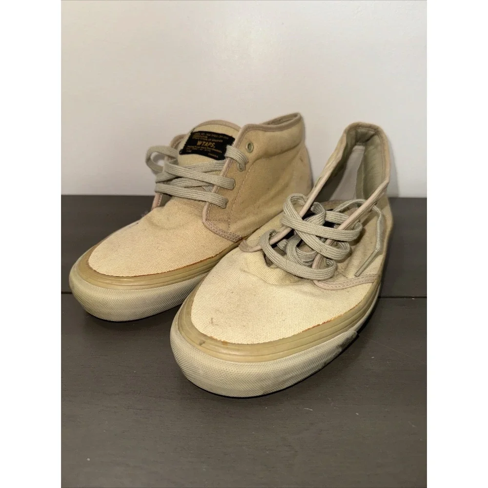 Vans X‎ WTAPS 2013 OG Chukka Boot Beige Men's size 9 Neighborhood Defcon Supreme